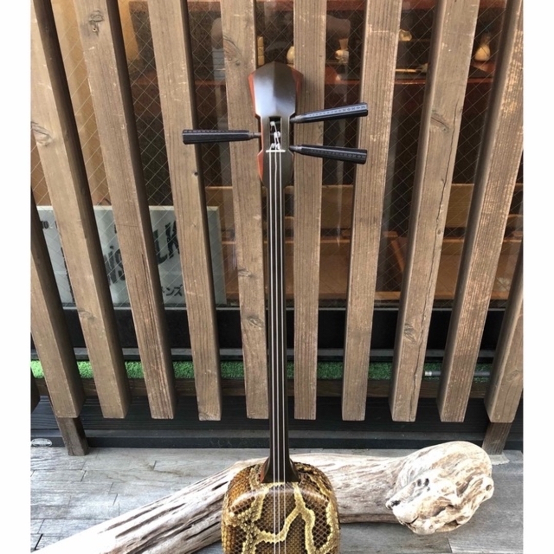 沖縄三線 黒木 銘苅春政 作（監修ではなく銘苅さん製作です）の通販 by