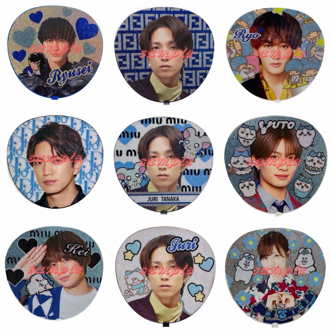 デコうちわ オーダー受付中💫の通販 by デコストーンうちわ・パーツ