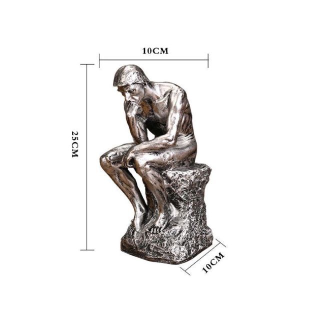 考える人 置物 オブジェ 考える人 アンティーク 高級 像 北欧 おしゃれ