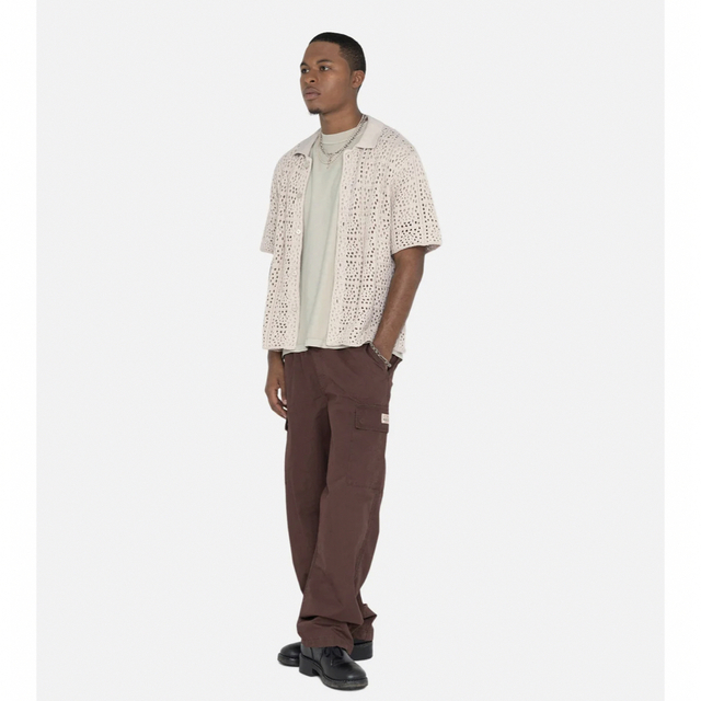 STUSSY - stussy CROCHET SHIRT の通販 by snkrs's shop｜ステューシー