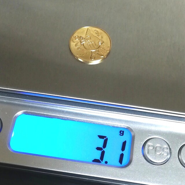 m&m's チョコレート50周年記念金貨1/10オンス 希少品の通販 by 花