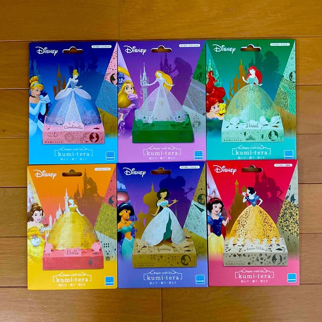 Kawada - クミテラ kumi-tera ディズニープリンセス 6体☆新品未開封