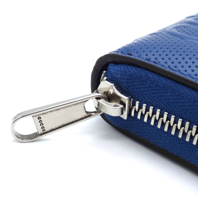 GUCCI - グッチ GGエンボス ウォレット ラウンドファスナー長財布