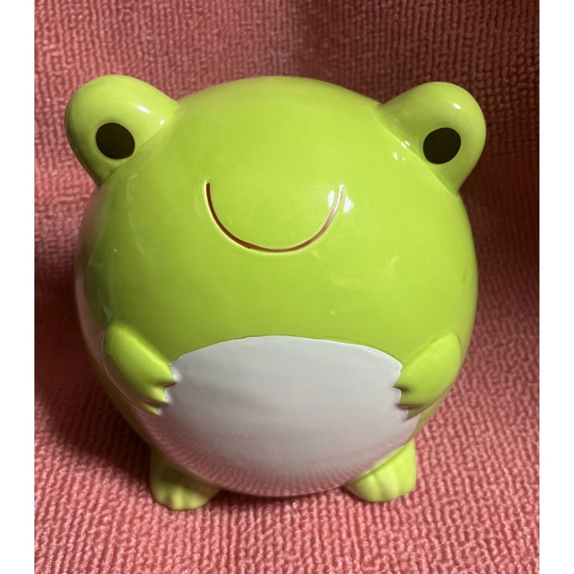 陶器製 カエルのビッグ貯金箱の通販 by sachi's shop｜ラクマ