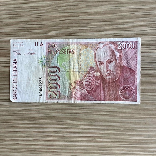 旧紙幣 スペイン ペセタ 外貨 お札の通販 by ブルーノ｜ラクマ