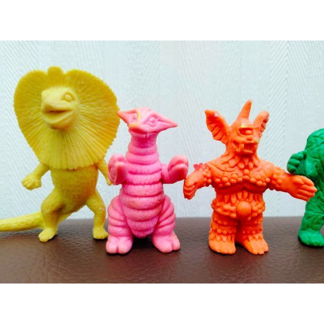 当時物☆激レア☆怪獣☆円谷プロ含む5体セット☆昭和の消しゴム人形の