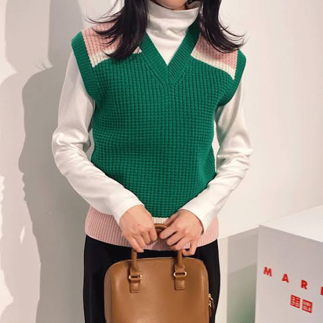 MARNI - sale!新品タグ付☆UNIQLO ×MARUNI☆ポップコーンニットベストG