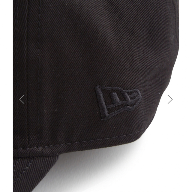 NEW ERA - 完売！THIRD MAGAZINE 別注○NEWERA/ロゴ刺繍キャップ黒の
