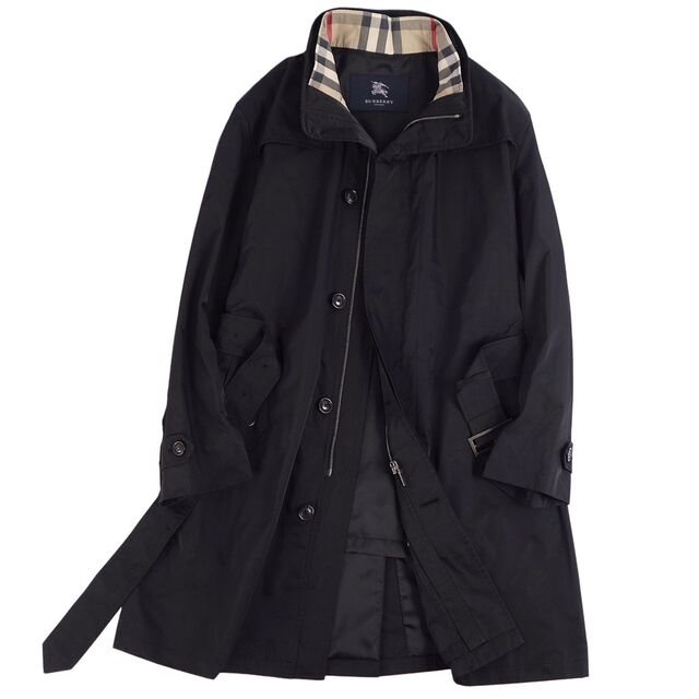 BURBERRY LONDON バーバリーロンドン スタンドカラーコート 中わた