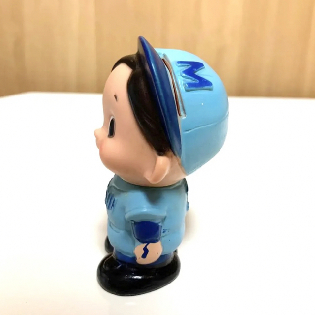 ☆匿名配送 三井銀行 ホームラン坊や貯金箱 昭和レトロ マスコット