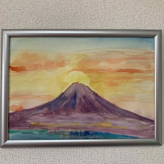 開運絵画 金運絵画 ダイヤモンド富士 金運アップ 富士山 商売繁盛 金運