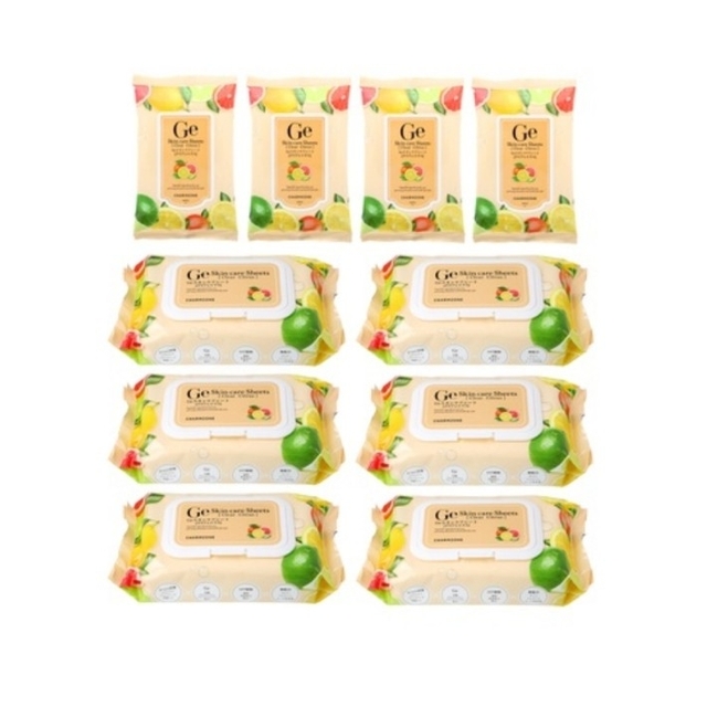 チャームゾーン Geスキンケアシート クリアフローラル 320枚