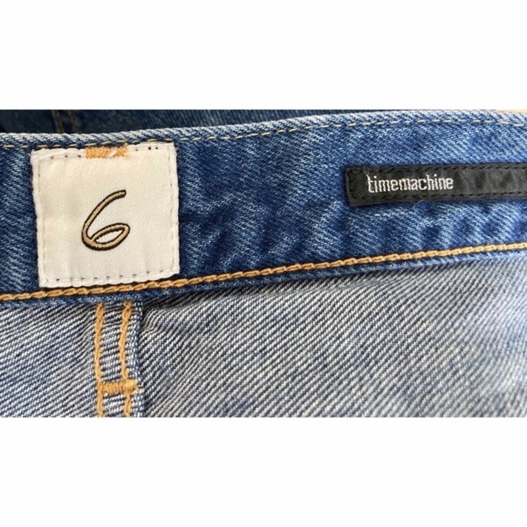 6 (ROKU) - 【6 roku 】タイムマシーン ハイウェストストレートデニム