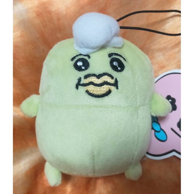 ✳可哀想に！ おぱんちゅうさぎ ぬいぐるみ マスコット 脱帽カッパ✳の