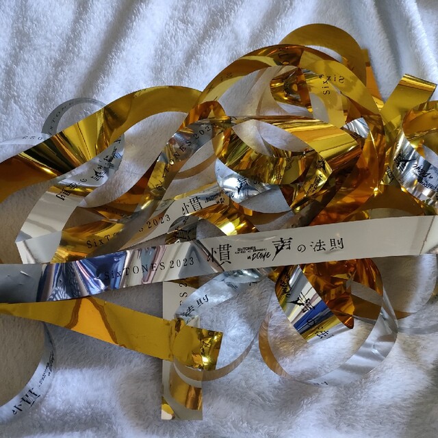 SixTONES - SixTONES 銀テの通販 by ざわざわ's shop｜ストーンズなら