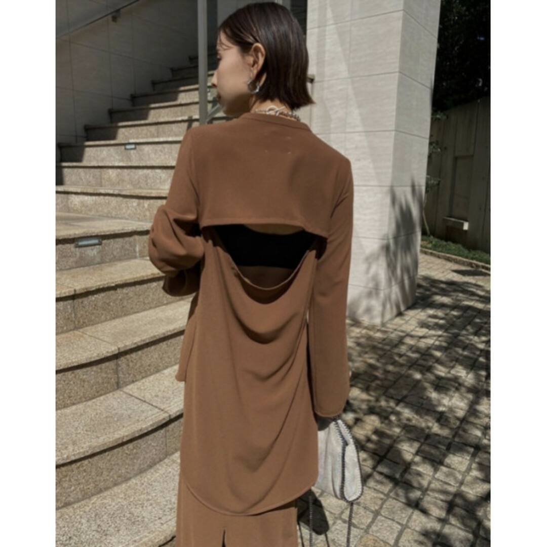 Ameri VINTAGE - Ameri vintage BACK OPEN SET UP DRESS Mの通販 by