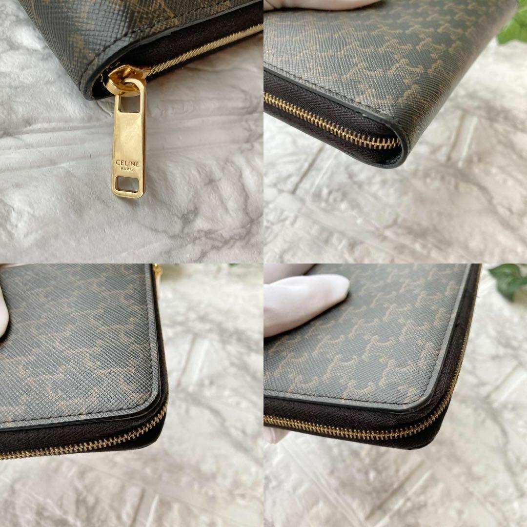 CELINE - ☆セリーヌ☆ トリオンフ ラウンドジップウォレット 長財布の
