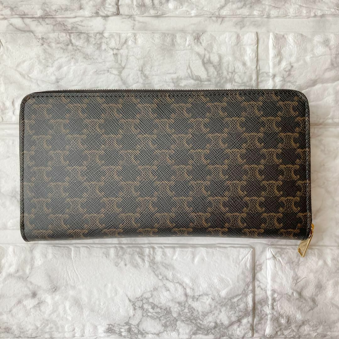 CELINE - ☆セリーヌ☆ トリオンフ ラウンドジップウォレット 長財布の