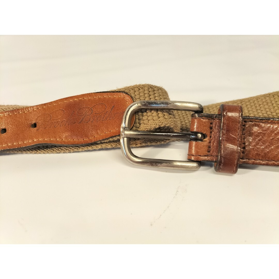 Brooks Brothers - 【USA製】Brooks Brothers レザーベルト 本革