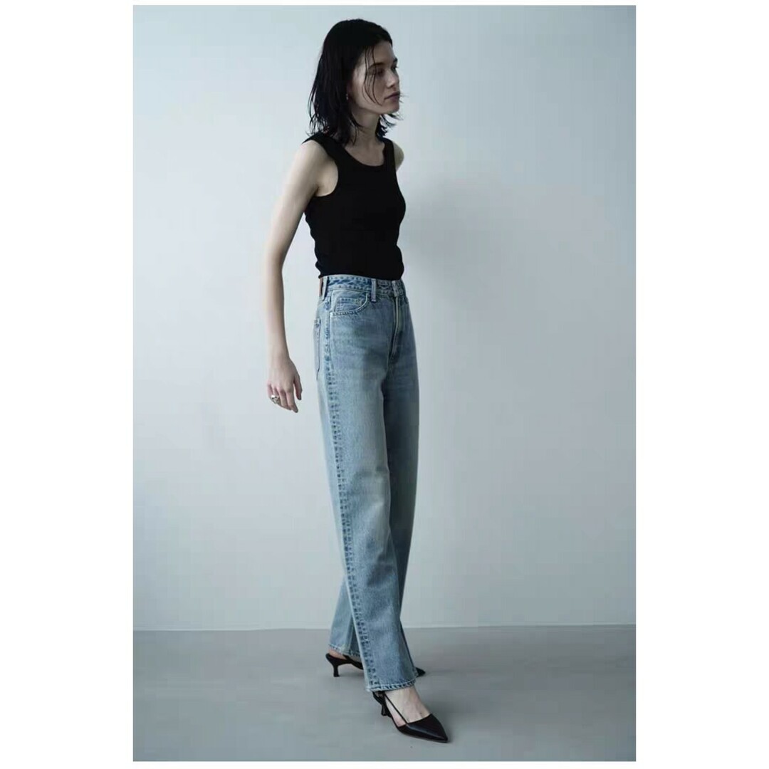 SECOND DENIM PANTS CLANE クラネ アイスブルー