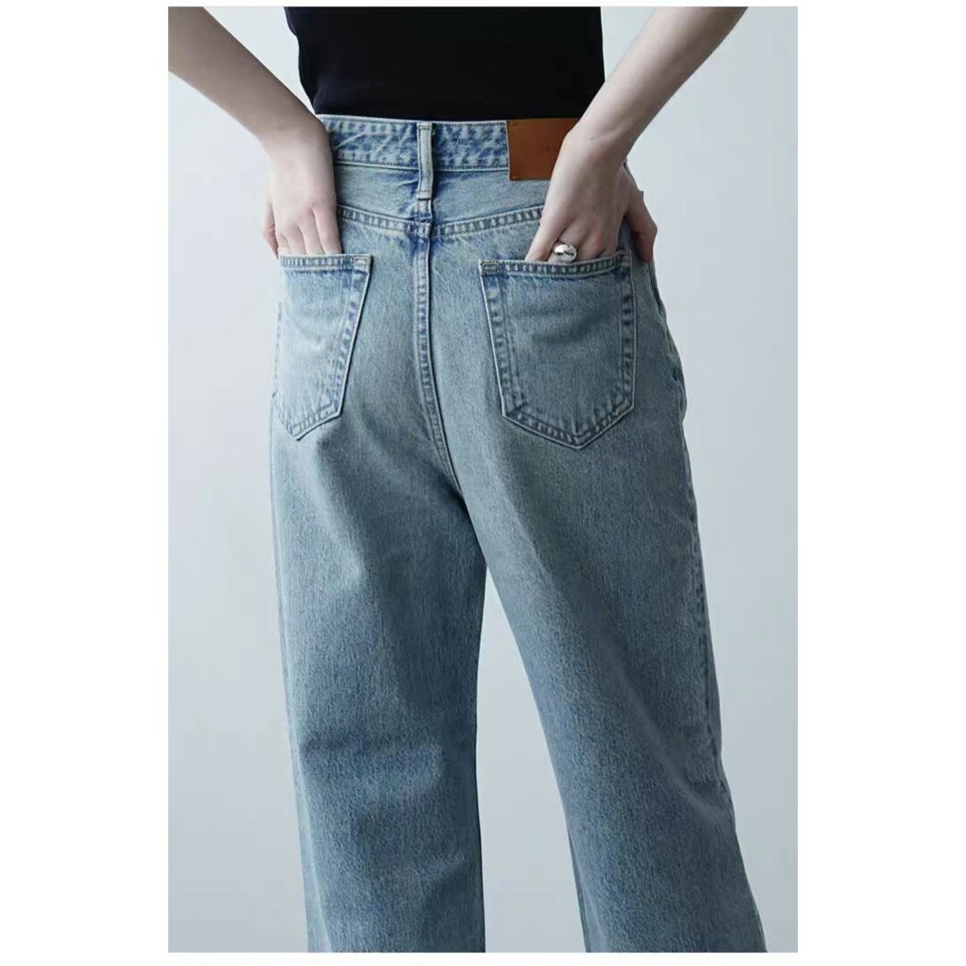 SECOND DENIM PANTS CLANE クラネ アイスブルー