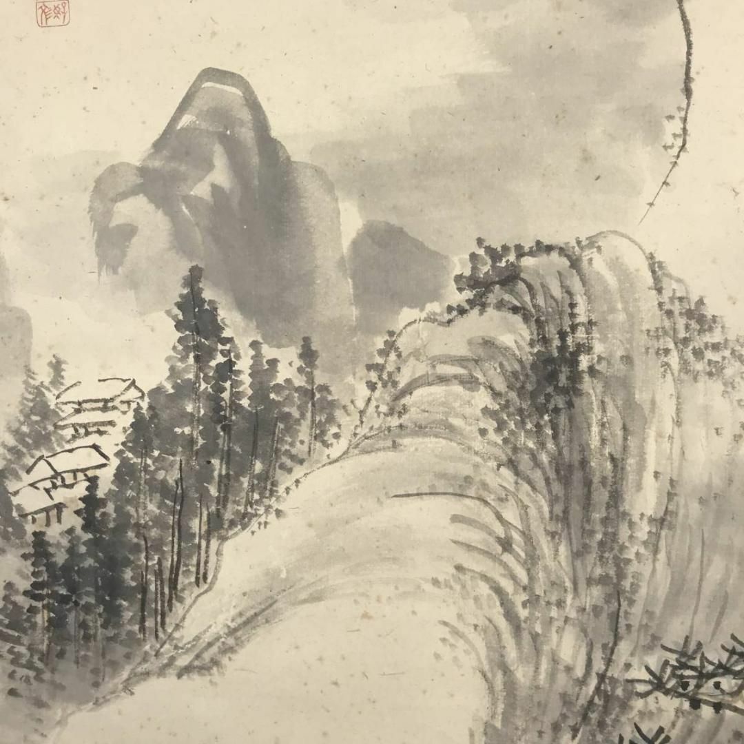 真作】藤井松林/雪景山水図/掛軸☆宝船☆AB-593の通販 by 掛軸✩宝船