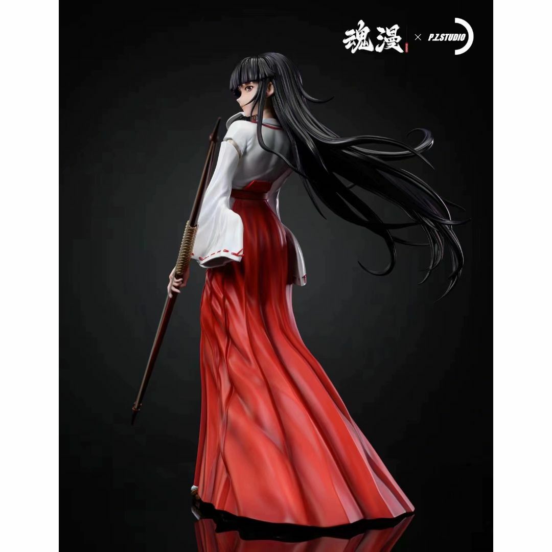 犬夜叉 桔梗 ガレージキット 塗装済み完成品 フィギュア 1/6スケールの