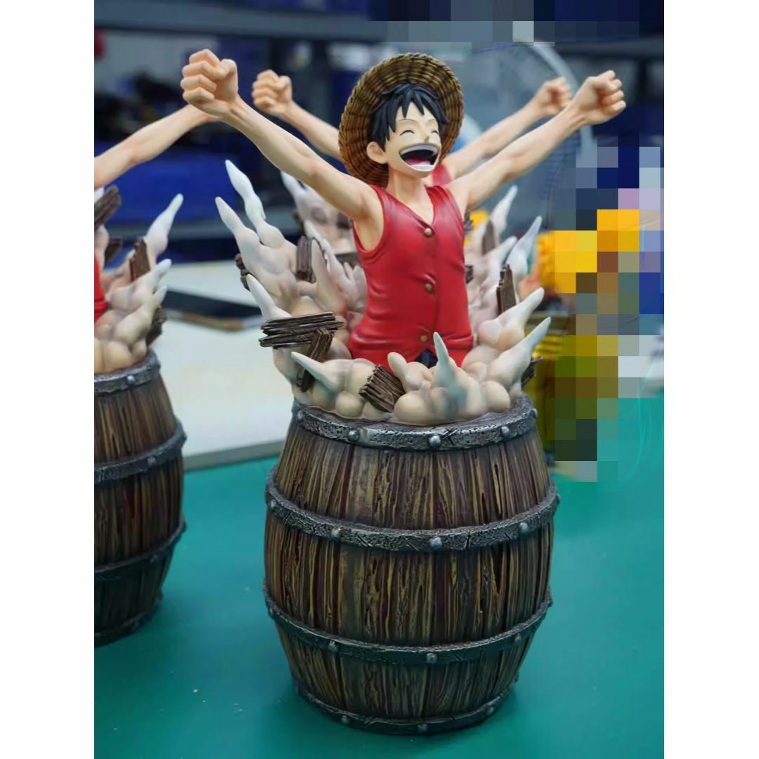 ワンピース ルフィ 初登場 ガレージキット フィギュア 塗装済み完成品