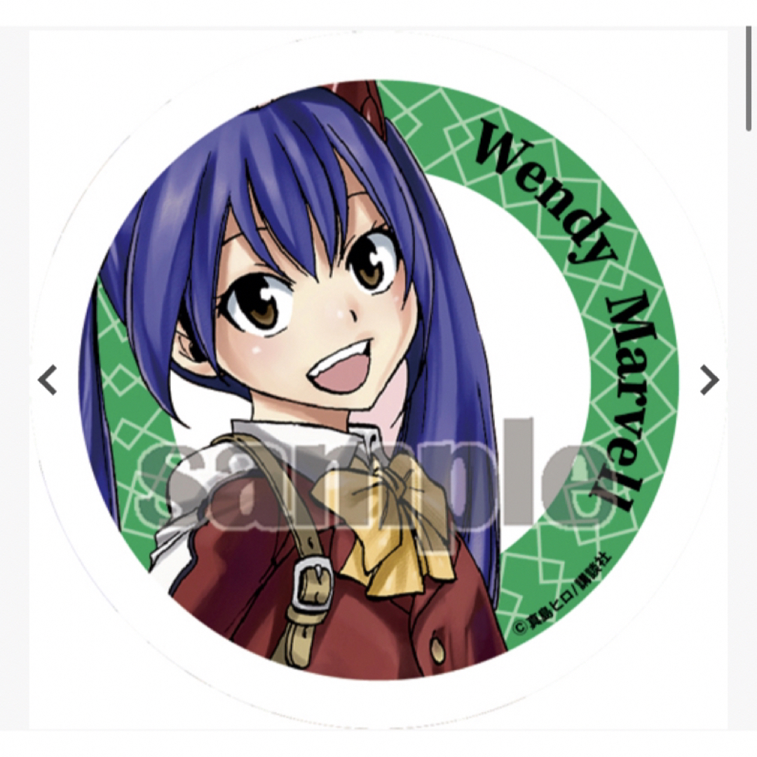 版画展限定 FAIRYTAIL 缶バッジ ウェンディ・マーベルの通販 by - 澪