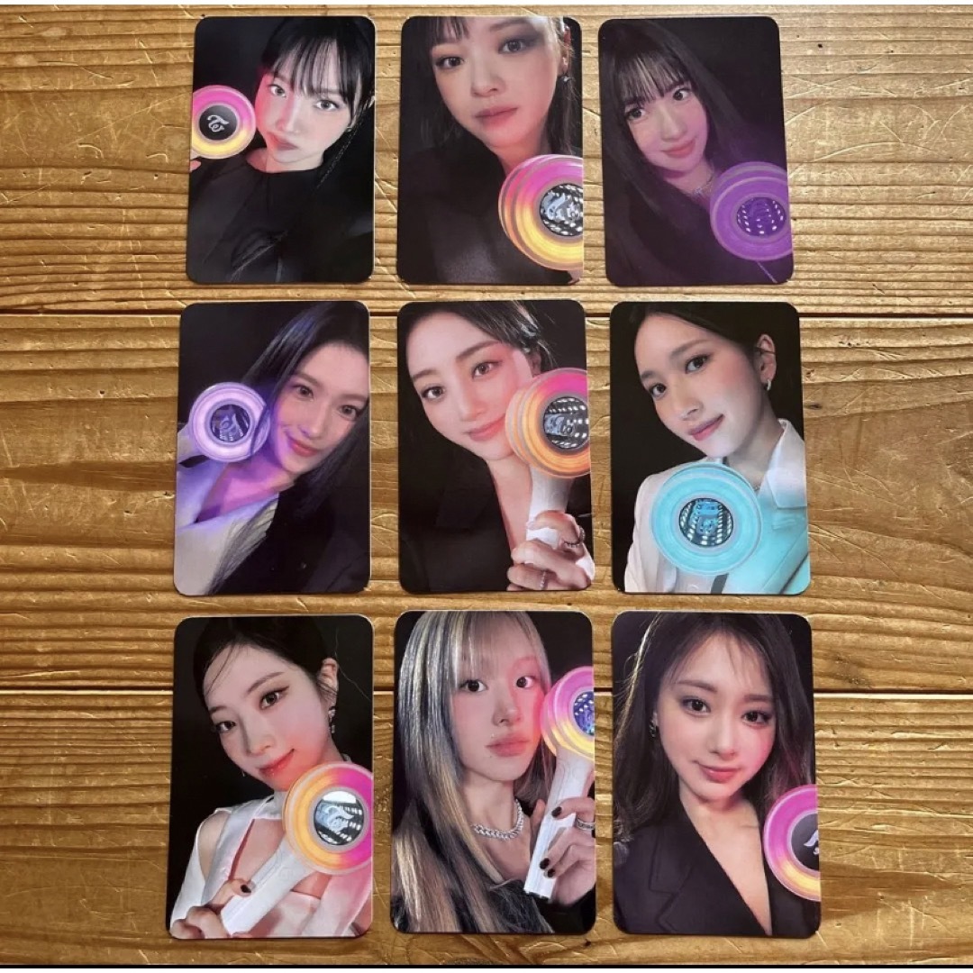 TWICE - twice ペンライト トレカ 9枚コンプリート 新品の通販 by