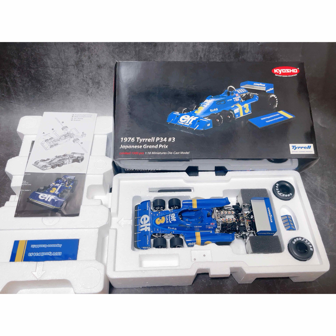 限定1500台 TSM 京商 1/18 タイレル P34 日本GP ミニカーの通販 by