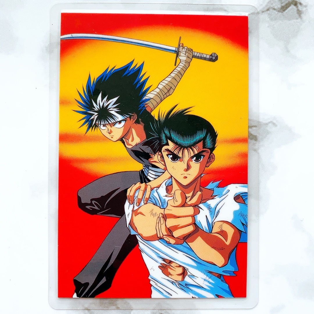 幽☆遊☆白書 ラミネートカード⑤浦飯幽助 飛影の通販 by れいな's