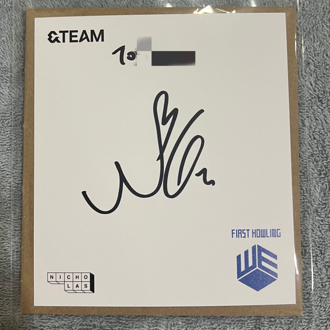 &TEAM NICHOLAS 2nd オンライン サインの通販 by りり｜ラクマ