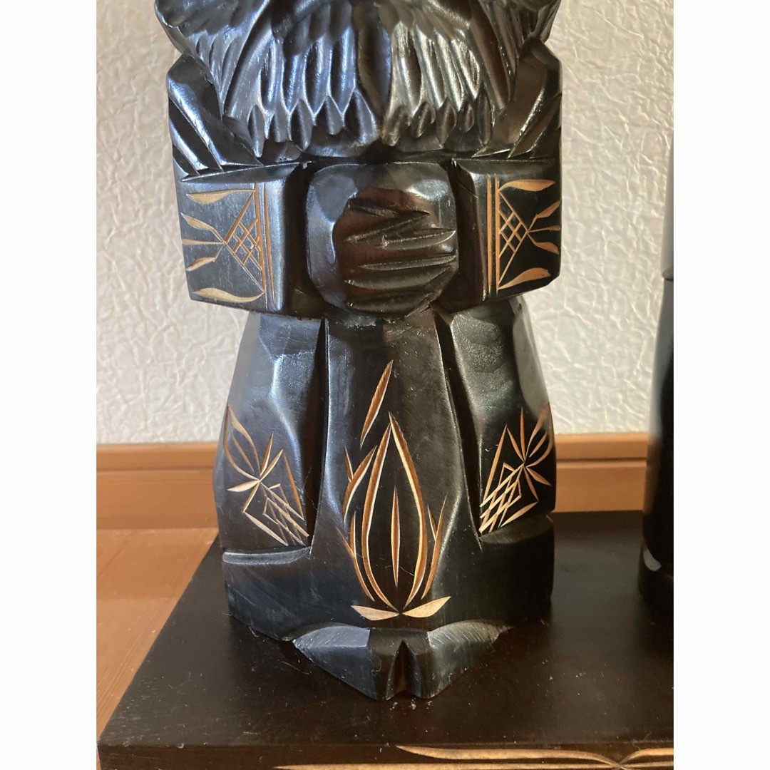 アイヌ人形 木彫り 北海道土産 ニポポ人形の通販 by アルフォート's