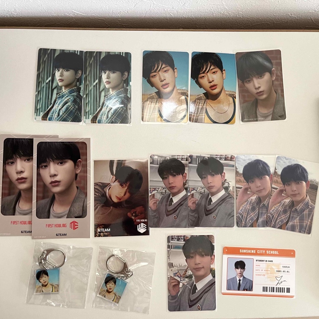 &TEAM HARUA ハルア トレカ（※ホログラムあり）ラキドロ キーホルダー