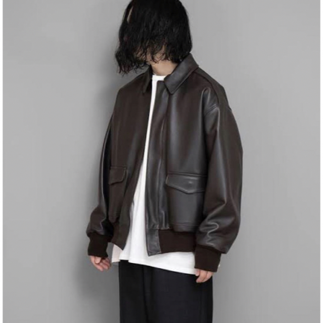 COMOLI - 23ss COMOLI シープスキン A-2ジャケット ブラウンの通販 by