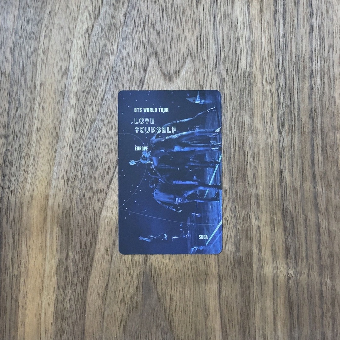 BTS ユンギ LOVE YOURSELF Blu-ray EUROPE トレカ