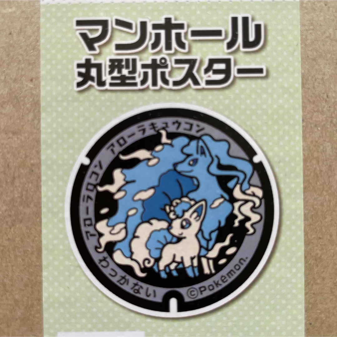 新品未開封☆ポケふた ポスター 稚内 アローラロコン アローラ
