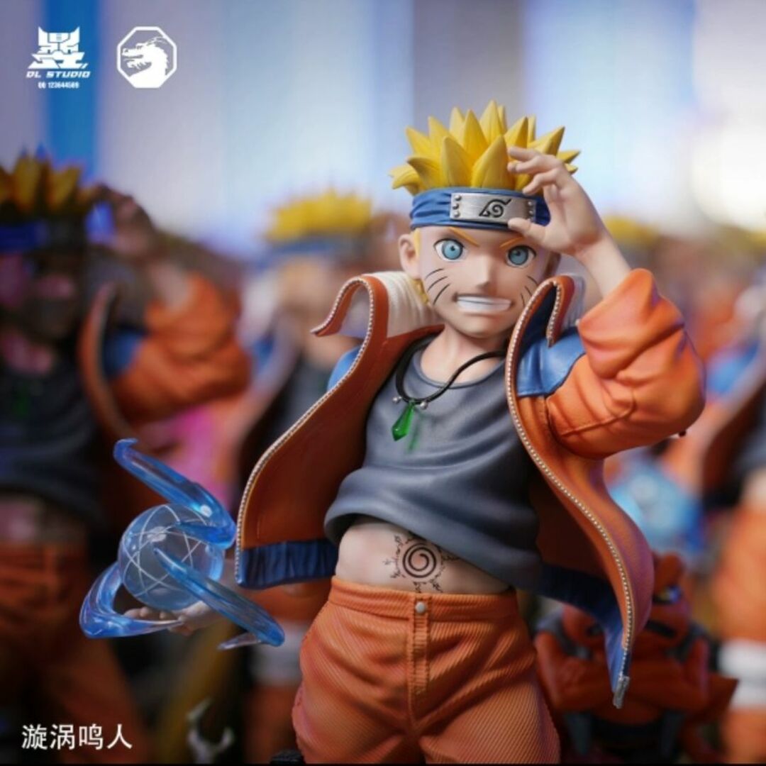 うずまきナルト 少年篇 ガレージキット 塗装済み完成品 フィギュア 1/6