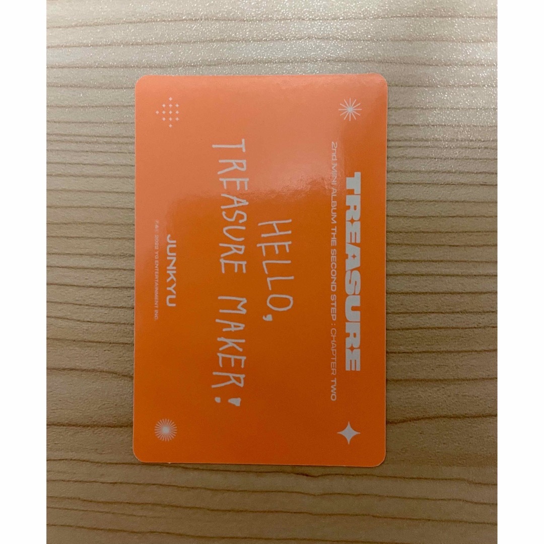 TREASURE - TREASURE ジュンギュ トレカ HELLOの通販 by もこ's shop