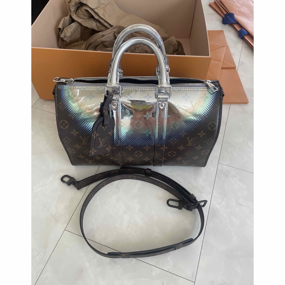 LOUIS VUITTON - キーポルバンドリエール35 メタリックの通販 by