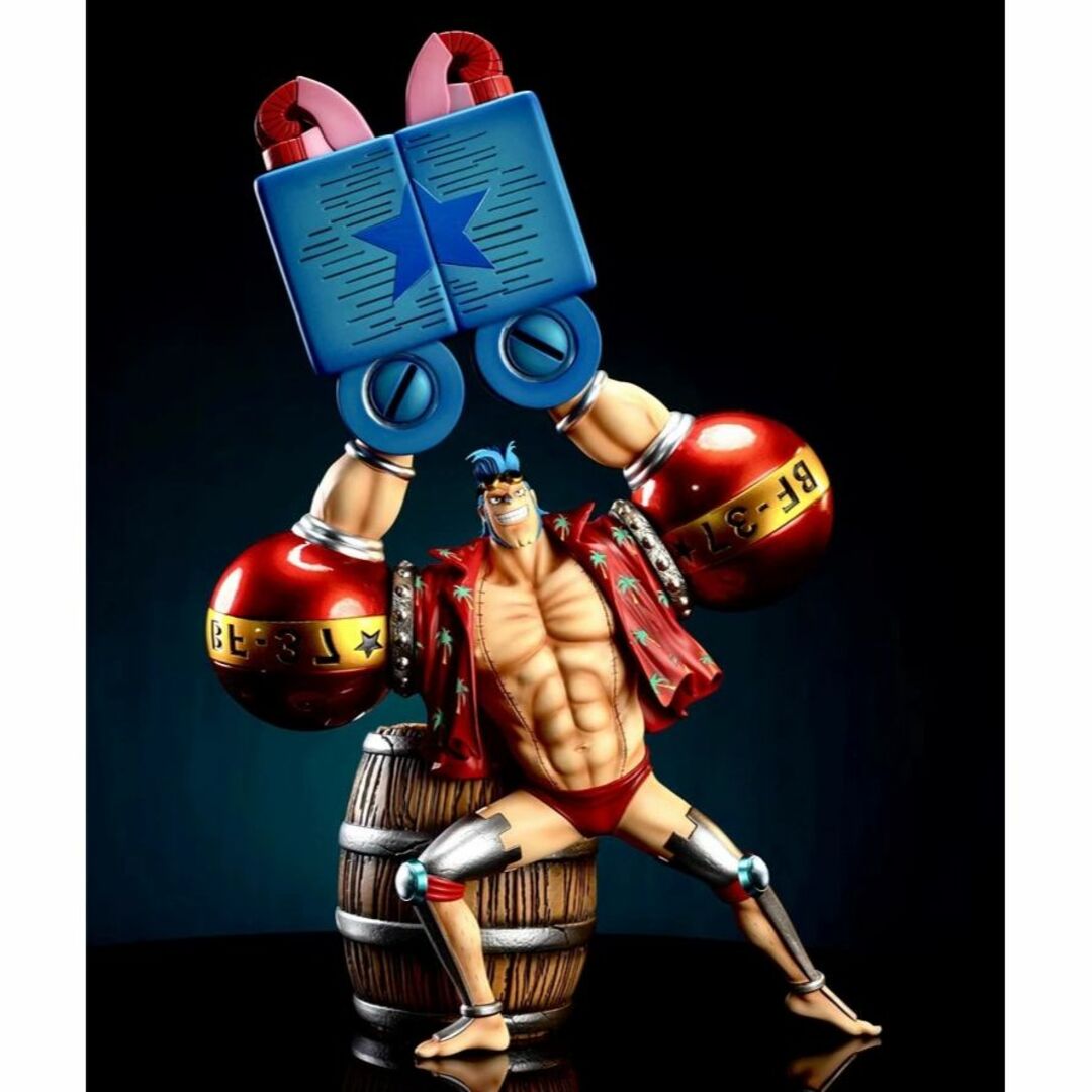 ワンピース フランキー 改造人間 ガレージキット フィギュア 塗装済み