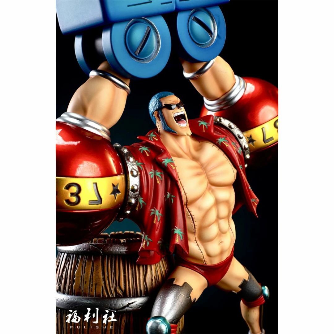 ワンピース フランキー 改造人間 ガレージキット フィギュア 塗装済み