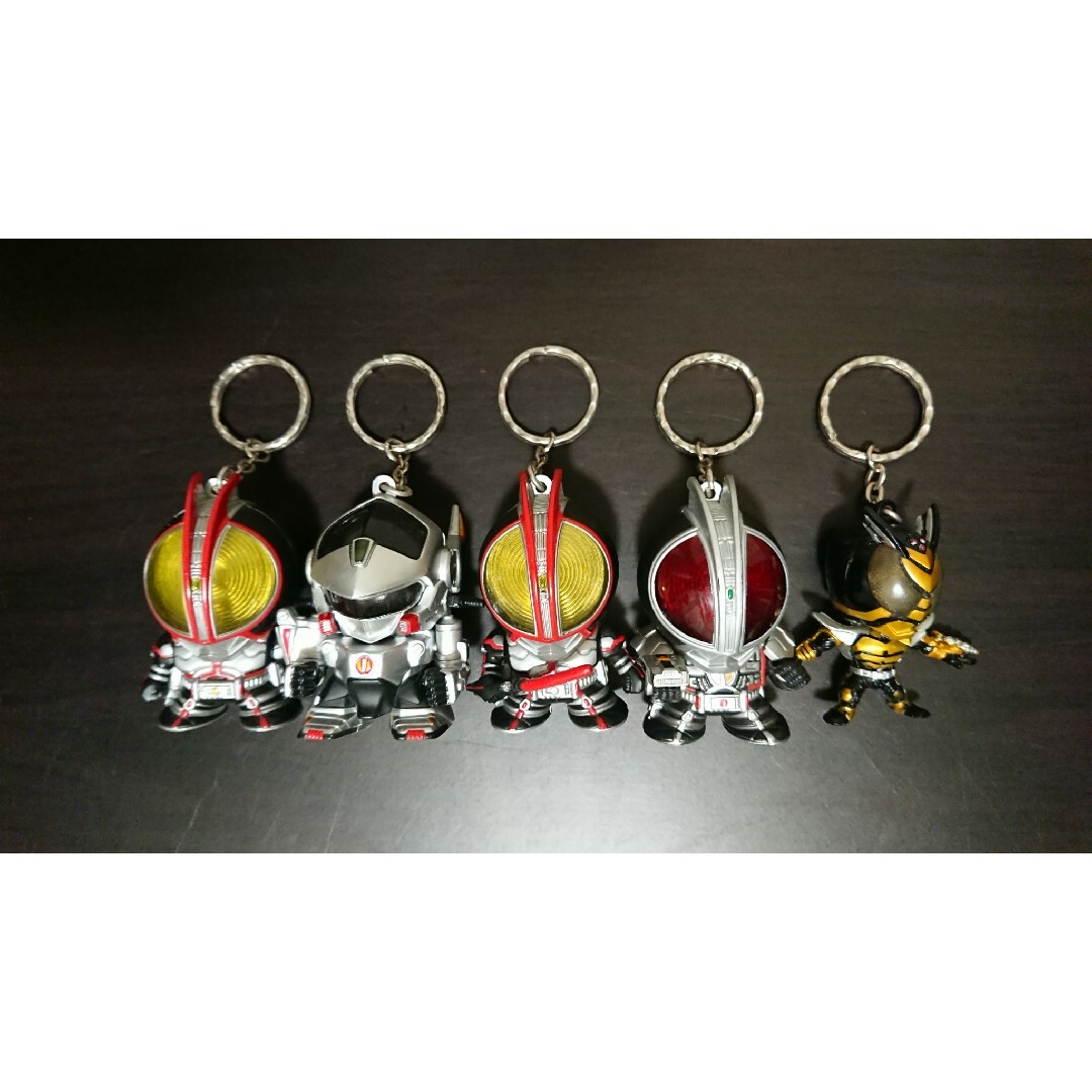 BANPRESTO - 仮面ライダーファイズ 555 光るキーホルダー 4体セット