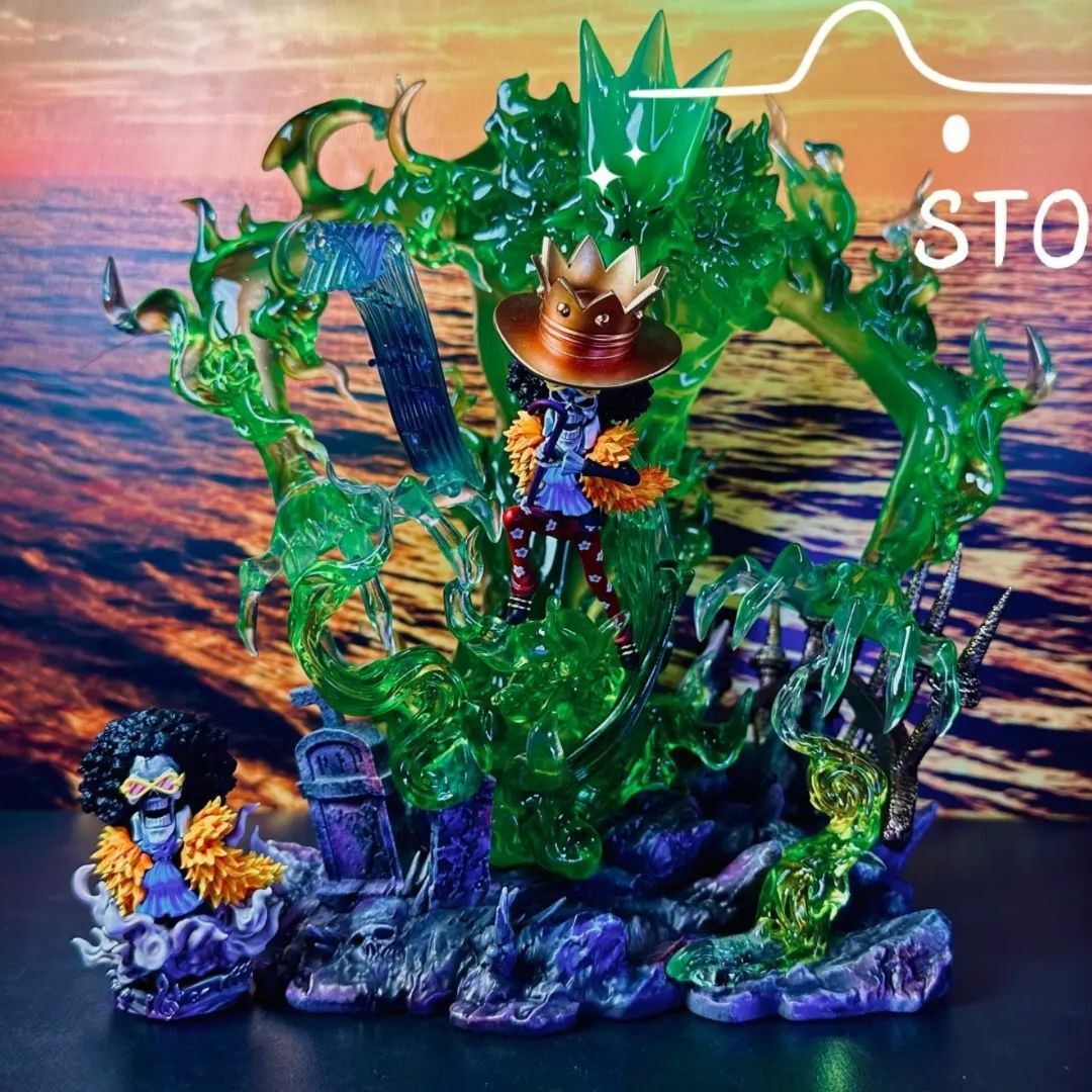 ワンピース ソウルキング ブルック フィギュア ガレージキット 塗装