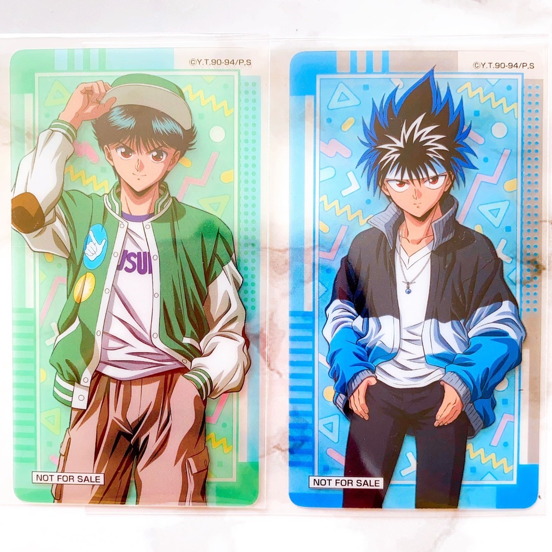 幽☆遊☆白書 ポップアップストア 特典 クリアカード 浦飯幽助 飛影