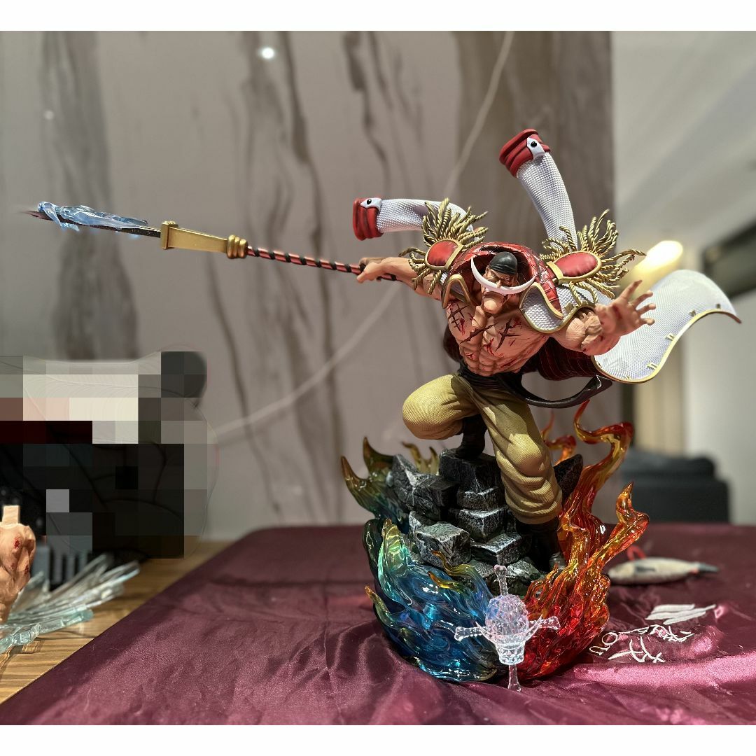 ワンピース 白ひげ エドワード ガレージキット フィギュア 塗装済み