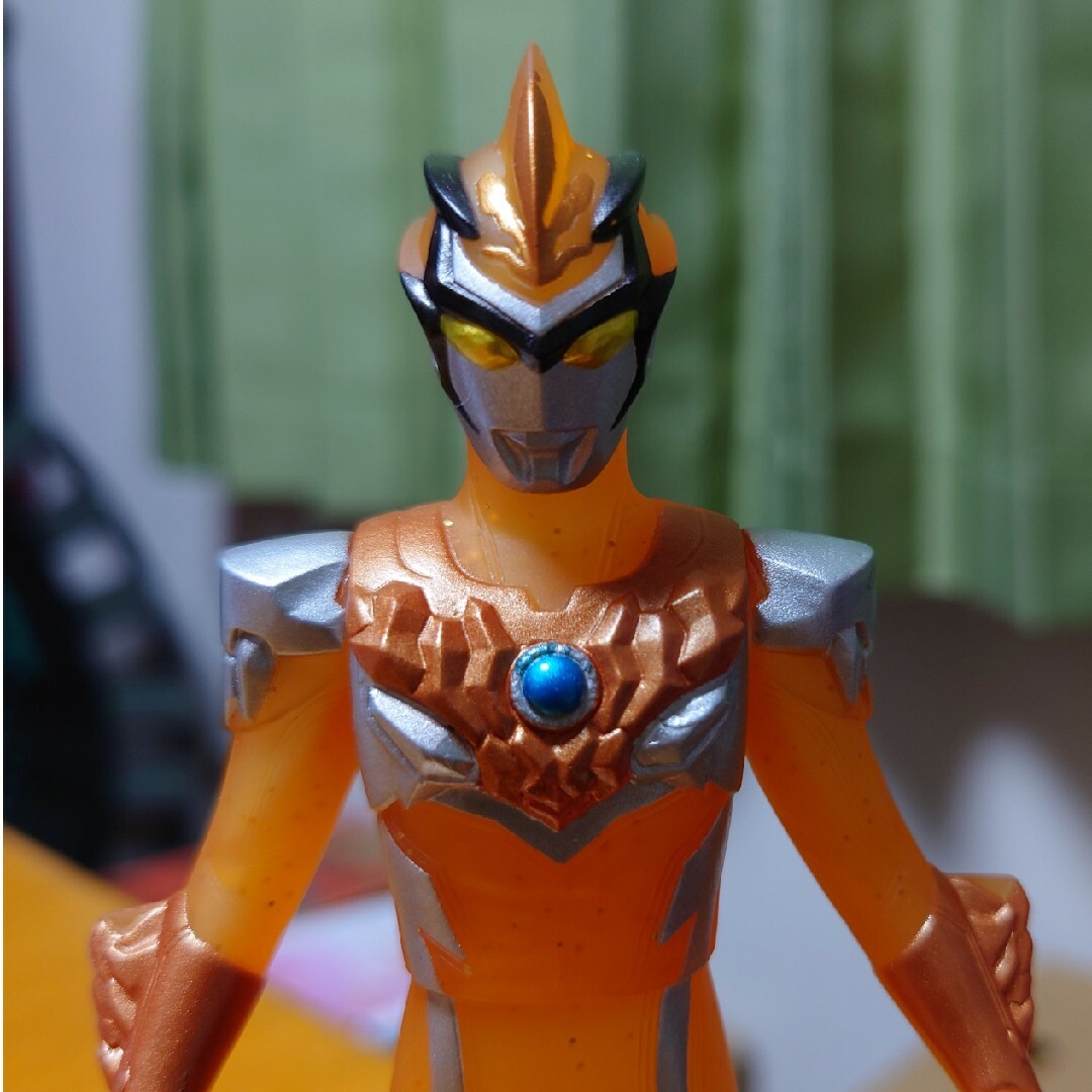 BANDAI - ウルトラマンブル グランド クリアオレンジラメ ソフビ