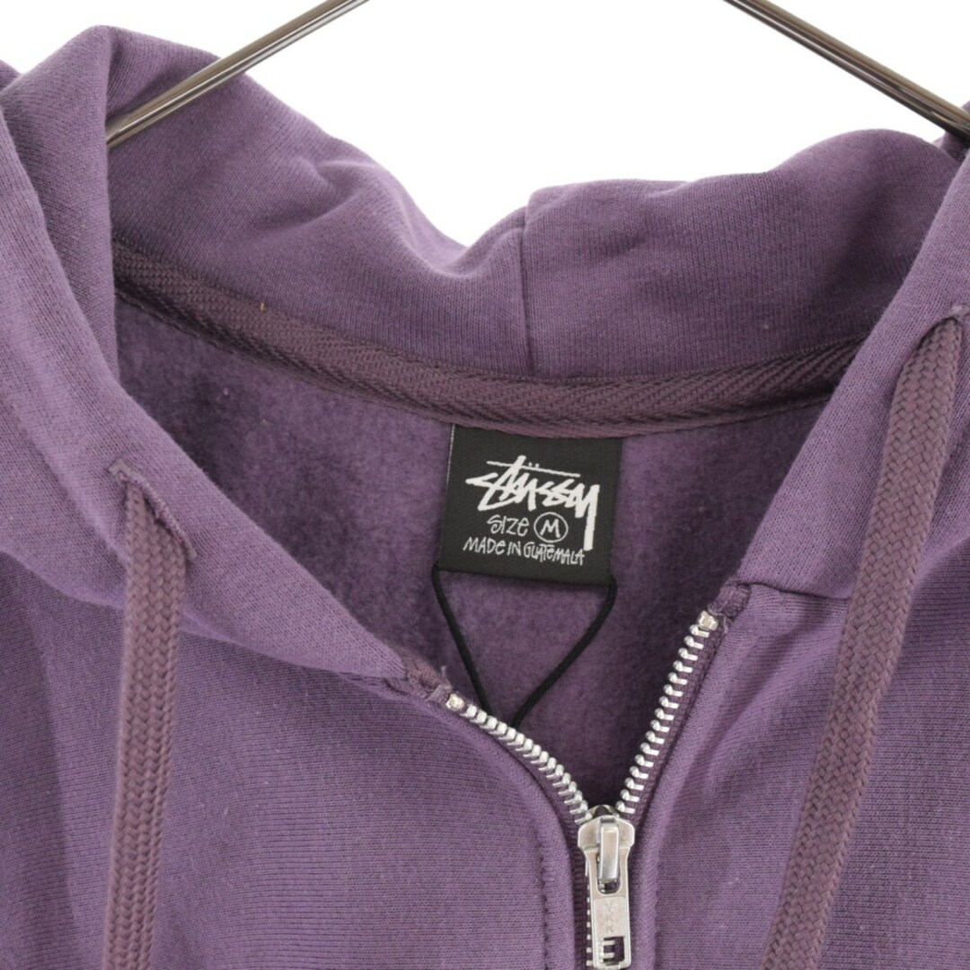 STUSSY - STUSSY ステューシー WORLD TOUR ZIP HOOD Grape ワールド