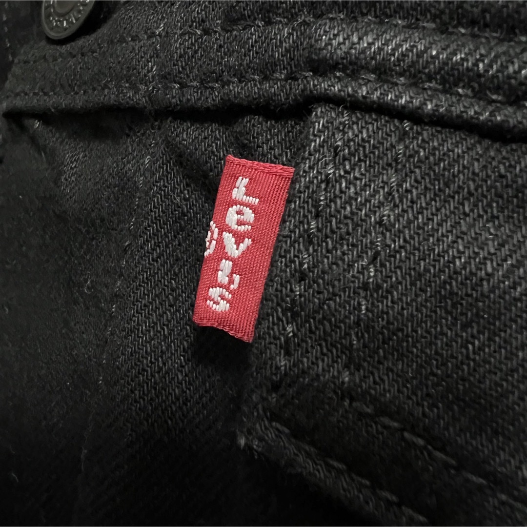 Levi's - [Lサイズ] Levis ブラック デニム カットオフベスト 山田蓮の